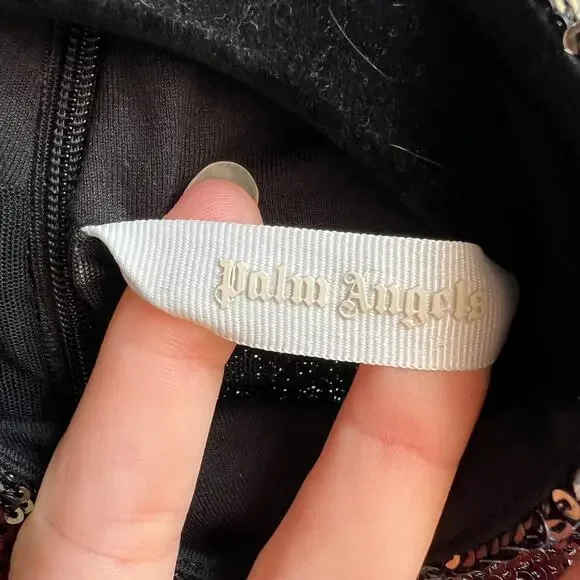 SOLD!!! NWT NEW Palm Angels Leopard Sequin Crop Top Size XS - Picture 5 of 7